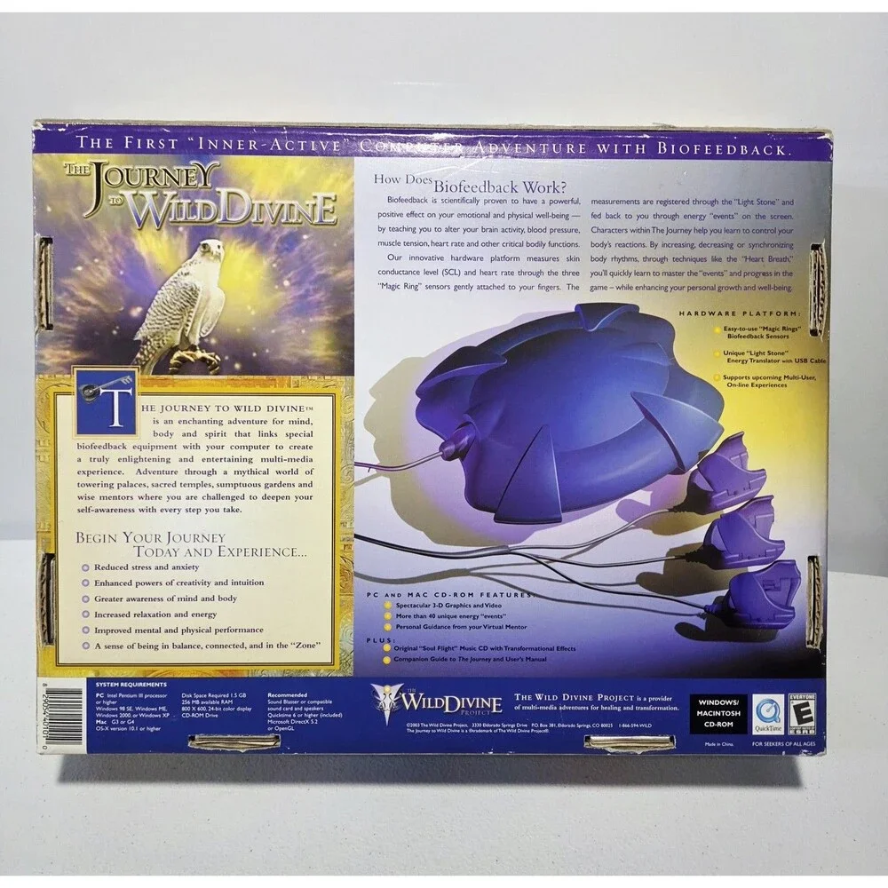 The Journey To The Wild Divine: The Passage  Mind Body Wellness Game PC/ MAC